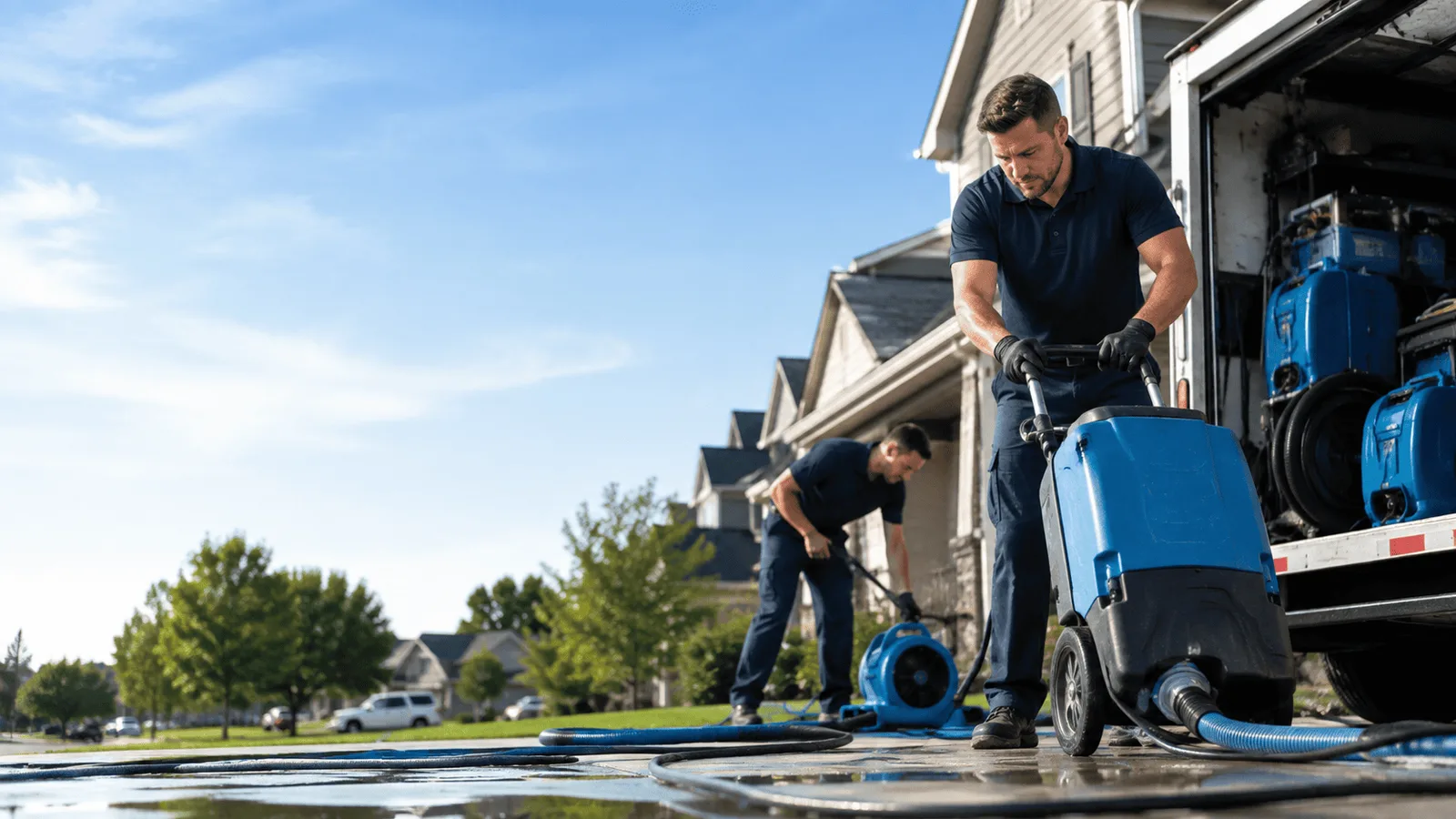 Dehumidification being performed in Pearl City, HI